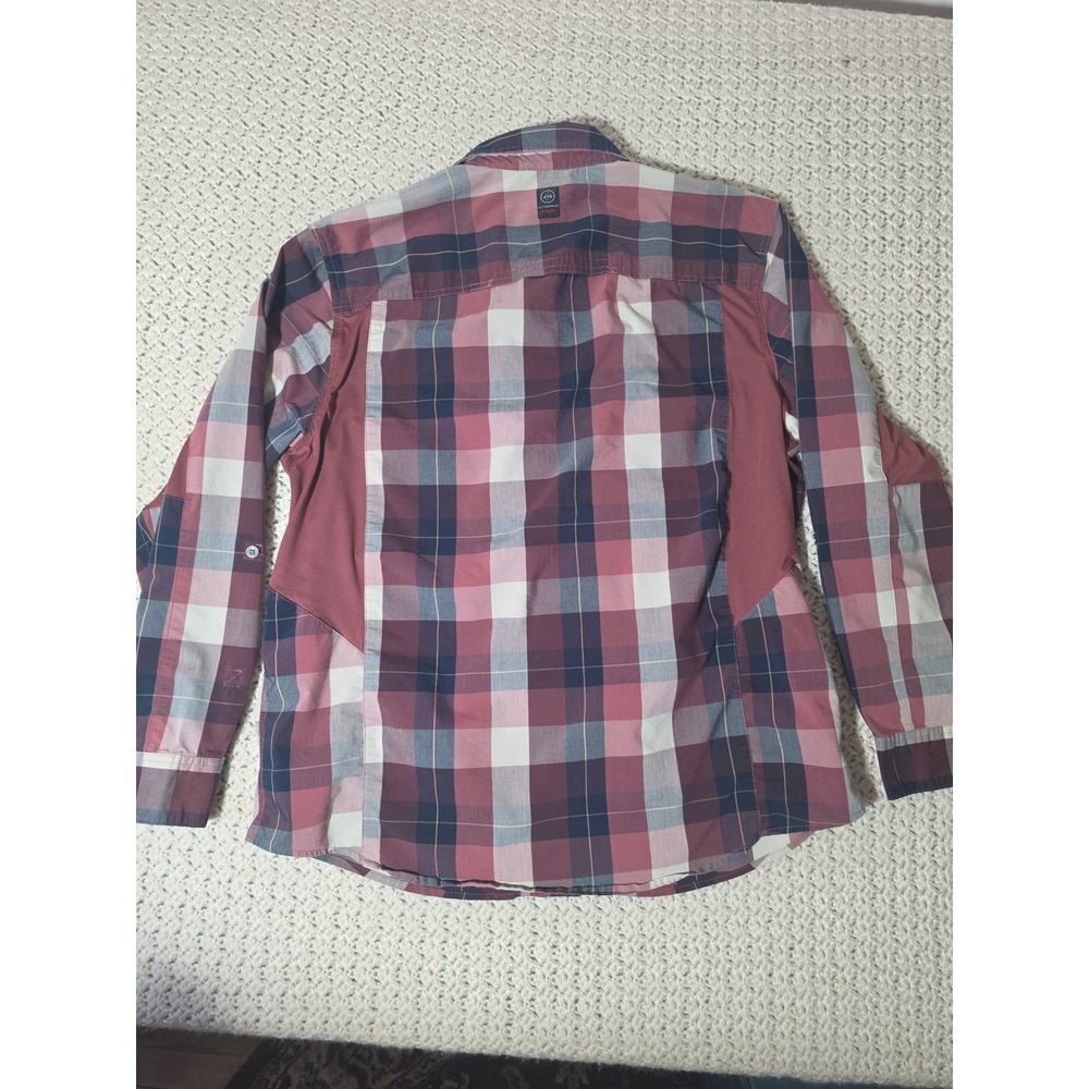 Wrangler ATG Shirt Mens XL Red Plaid Excellent All Terrain Gear Button Down - Picture 2 of 5